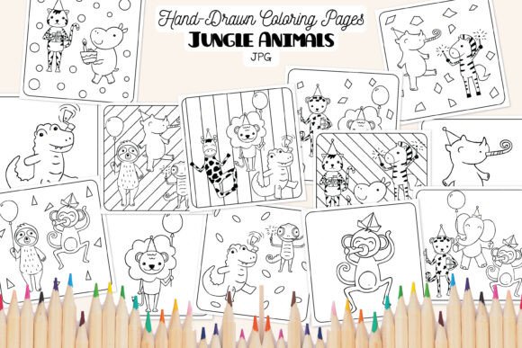 Download Jungle Animals | Birthday Coloring Pages - Jungle Collection