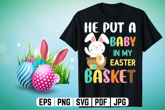 Download Easter Basket Easter Day T-Shirt Design - Basket easter Collection