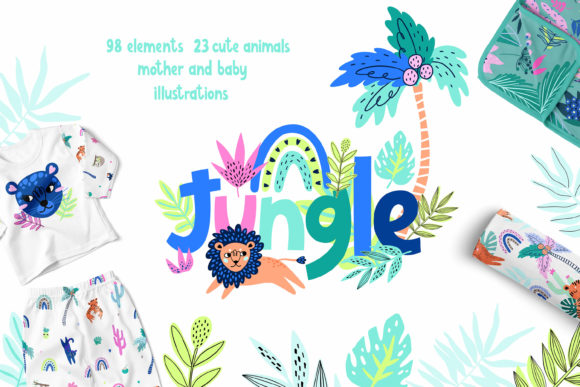 Download Jungle Cute Baby Animals - Jungle Collection