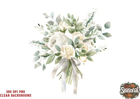Download Watercolor Wedding Flower Bouquet PNG - Bouquet Collection