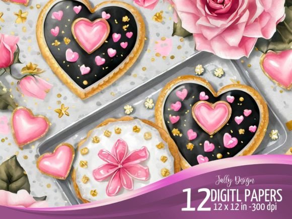 Download Luxurious Valentine's Day Cookies Heart - Luxurious Collection