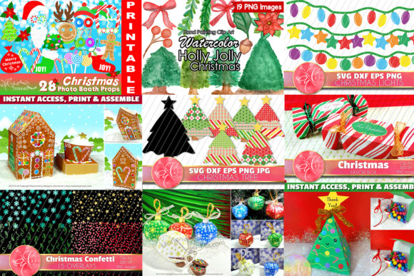 Download Christmas Crafts, 14 DIY Projects Bundle - Diy projects Collection
