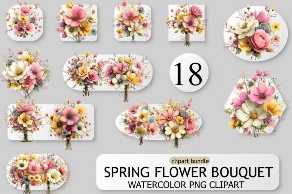 Download Spring Flower Bouquet Clipart - Bouquet Collection