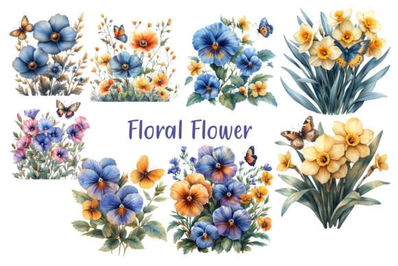 Download Bouquet Modern Flower Clipart - Bouquet Collection