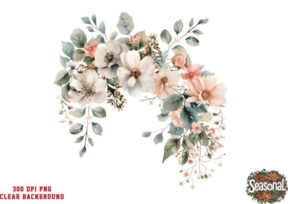 Download Watercolor Wedding Flower Bouquet PNG - Bouquet Collection